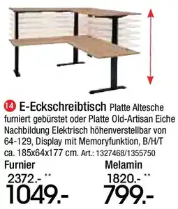 Zurbrüggen E-Eckschreibtisch Angebot