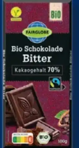 Lidl Fairglobe Bio-Schokolade Vegan Angebot