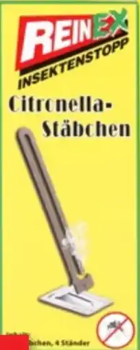 Thomas Philipps Reinex Insektenstopp Citronella-Stäbchen Angebot