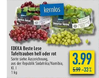 diska Edeka Beste Lese Tafeltrauben Hell Oder Rot Angebot