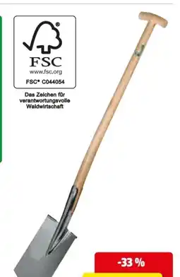 Hagebau Mr. Gardener Doppelfeder-Gärtnerspaten Angebot