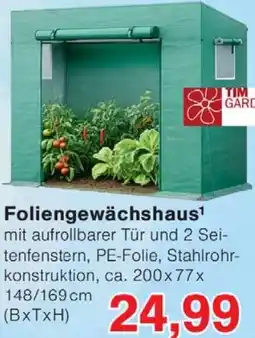 Wiglo Wunderland TIM GARDEN Foliengewächshaus¹ Angebot