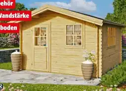 Hagebau Mr. Gardener Blockbohlenhaus Spree Angebot