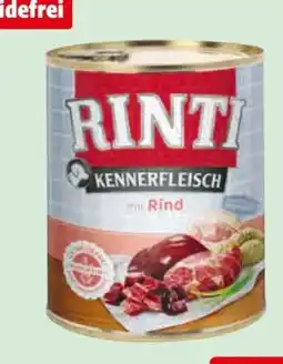 Hagebau Rinti Kennerfleisch Hundenassnahrung Angebot