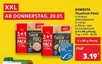 Kaufland Hawesta Thunfisch Filets Angebot