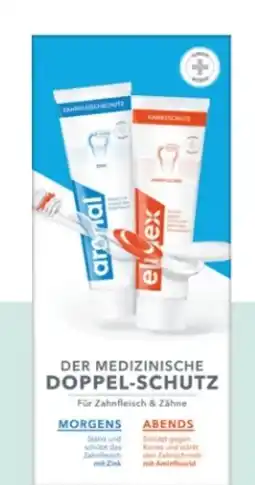 Rossmann Aronal & Elmex Zahncreme Doppel-Schutz Zahnfleisch und Zähne Angebot