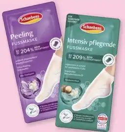 Rossmann Schaebens Peeling Fussmaske Angebot