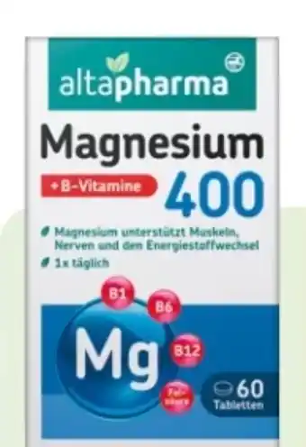 Rossmann Altapharma Magnesium 400 Angebot