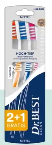 Rossmann Dr. Best Hoch Tief Zahnbürste Angebot