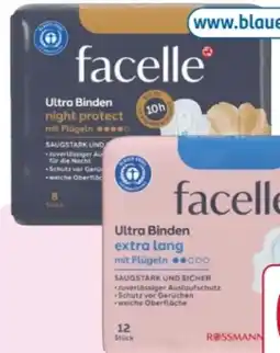 Rossmann Facelle Ultra-Binden Angebot