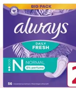 Rossmann Always Slipeinlagen Angebot