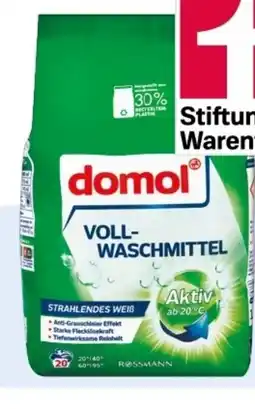 Rossmann Domol Vollwaschmittel Pulver Angebot