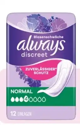 Rossmann Always Discreet Einlagen Angebot