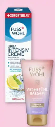 Rossmann Fusswohl Urea Intensivcreme Angebot