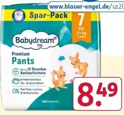 Rossmann Babydream Premium Pants Spar-Pack Angebot