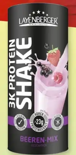 Rossmann Layenberger 3K Protein Shake Beeren Mix Angebot