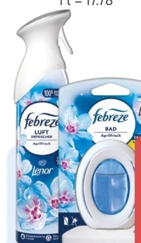 Febreze Lenor Aprilfrisch Lufterfrischer-Spray 0.185 l Angebot bei Rossmann