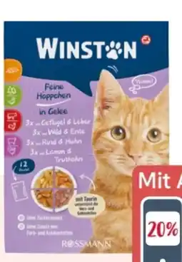 Rossmann Winston Feine Häppchen Katzennahrung Angebot
