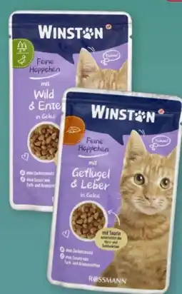 Rossmann Winston Feine Häppchen Katzennahrung Angebot