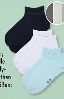 Aldi Süd Lily & Dan Sneaker-Socken 3er-Set Angebot
