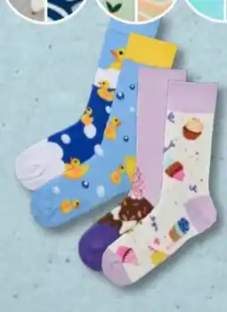 Aldi Süd Up2Fashion Damen-Crazy Socks 2 Paar Angebot