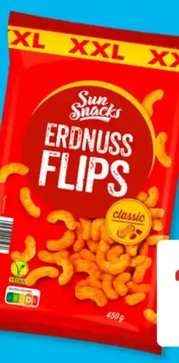 Aldi Süd Sun Snacks Erdnussflips Vegan XXL Angebot