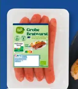 Aldi Süd Bio Smiley Grobe Bio-Bratwurst Angebot