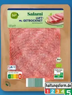 Aldi Süd Bio Smiley Salami Angebot