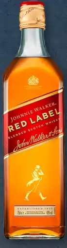Aldi Süd Johnnie Walker Red Label Blended Scotch Whisky Angebot