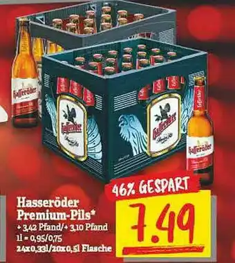 NP Discount Hasseröder Premium Pils Angebot