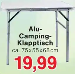 Wiglo Wunderland Alu Camping Klapptisch Angebot