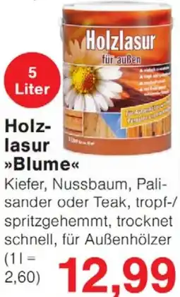 Wiglo Wunderland Holzlasur Blume Angebot