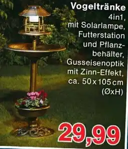 Wiglo Wunderland Vogeltränke Angebot