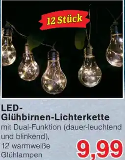 Wiglo Wunderland LED Glühbirnen-Lichterkette Angebot