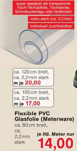 Wiglo Wunderland Flexible PVC Glasfolie (Meterware) Angebot