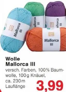 Wiglo Wunderland Wolle Mallorca III Angebot