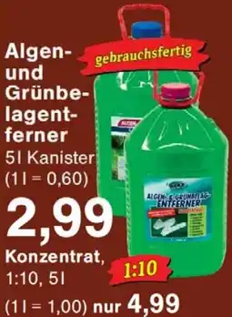 Wiglo Wunderland Algen und Grünbelagentferner Angebot