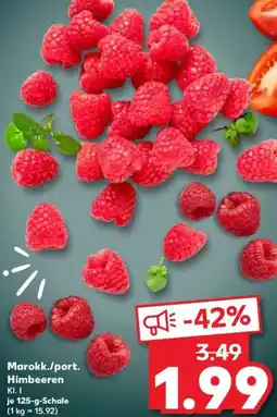 Kaufland Marokk./port. Himbeeren Angebot