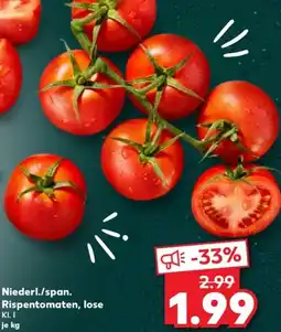 Kaufland Niederl./span. Rispentomaten, lose Angebot