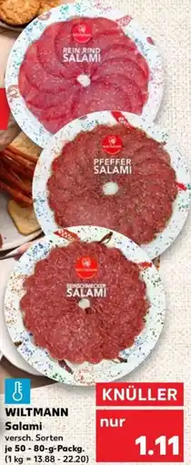 Kaufland WILTMANN Salami Angebot