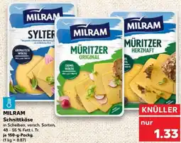 Kaufland MILRAM Schnittkäse Angebot