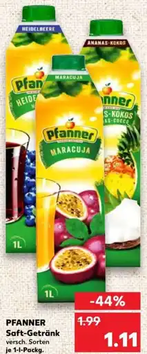 Kaufland PFANNER Saft-Getränk Angebot