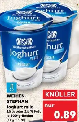Kaufland WEIHEN STEPHAN Joghurt mild Angebot