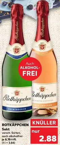 Kaufland ROTKÄPPCHEN Sekt Angebot