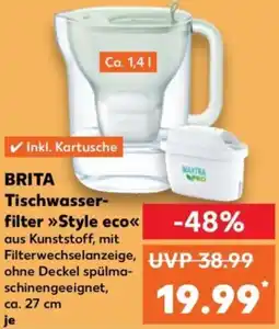 Kaufland BRITA Tischwasserfilter Style eco Angebot