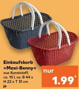 Kaufland Einkaufskorb Maxi-Benny Angebot