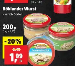 Thomas Philipps Böklunder böklunder wurst Angebot