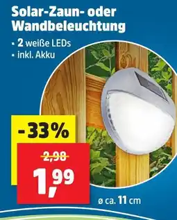 Thomas Philipps Solar-zaunbeleuchtung Angebot