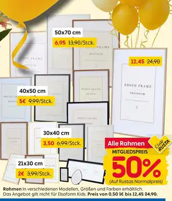 Rusta Rahmen Angebot