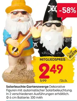 Rusta Solarleuchte gartenzwerge Angebot